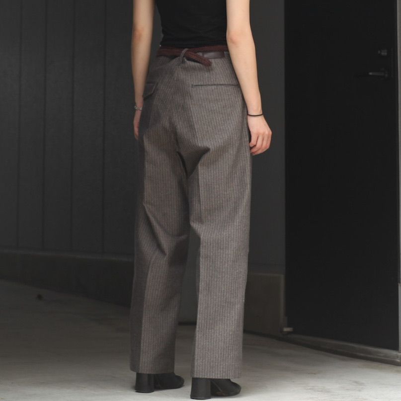 sugarhill HERRINGBONE WIDE TROUSERS | gulatilaw.com