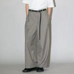 【残り一点】ウォッシャブルツイルワイドパンツ