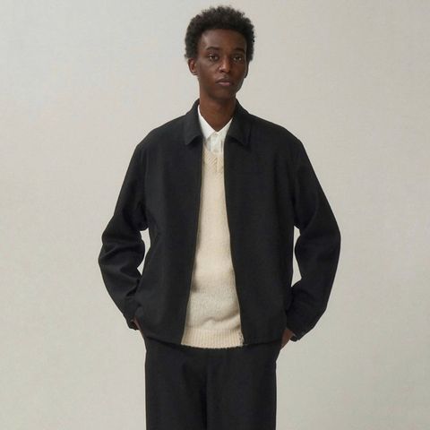 【残り一点】Back Satin Harrington Jacket