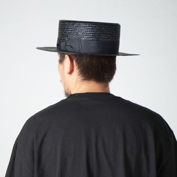 【残り一点】Straw Boater Hat
