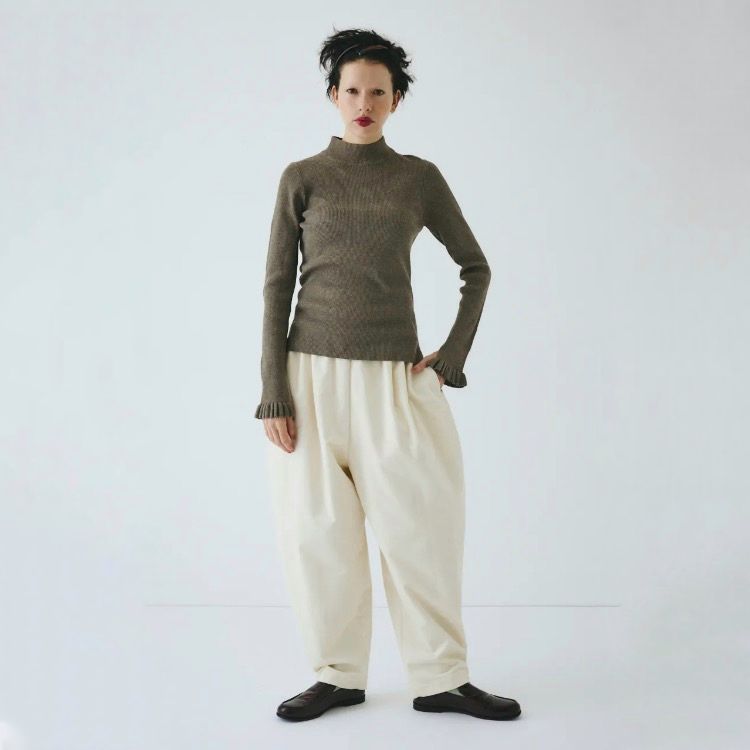 【残り一点】Bicolor Cuff Frill Tops