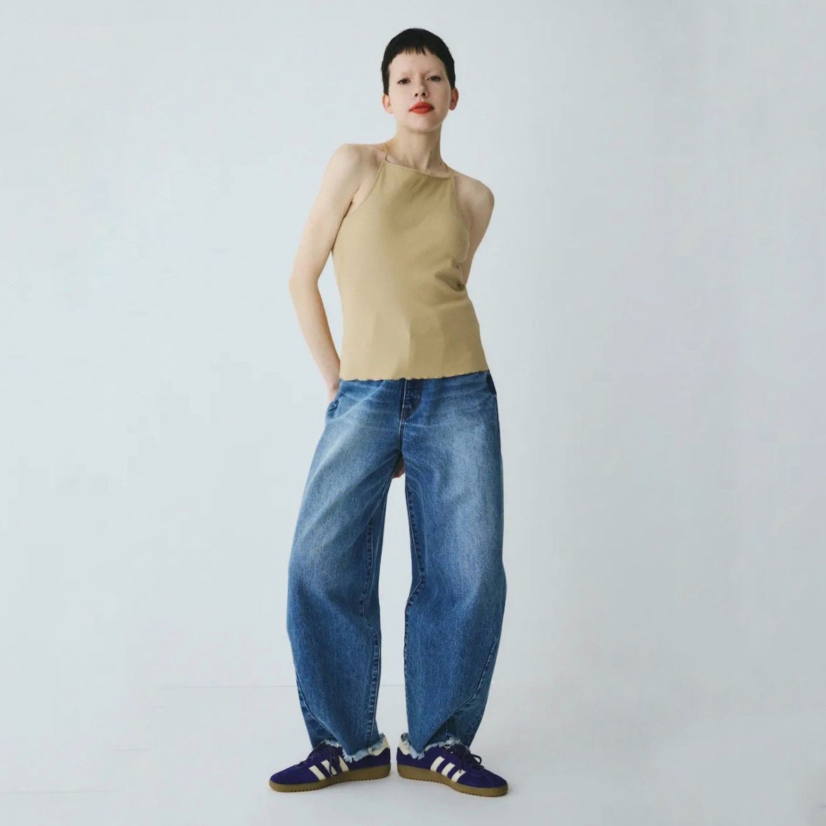 【残り一点】Bi Color Cord Camisole