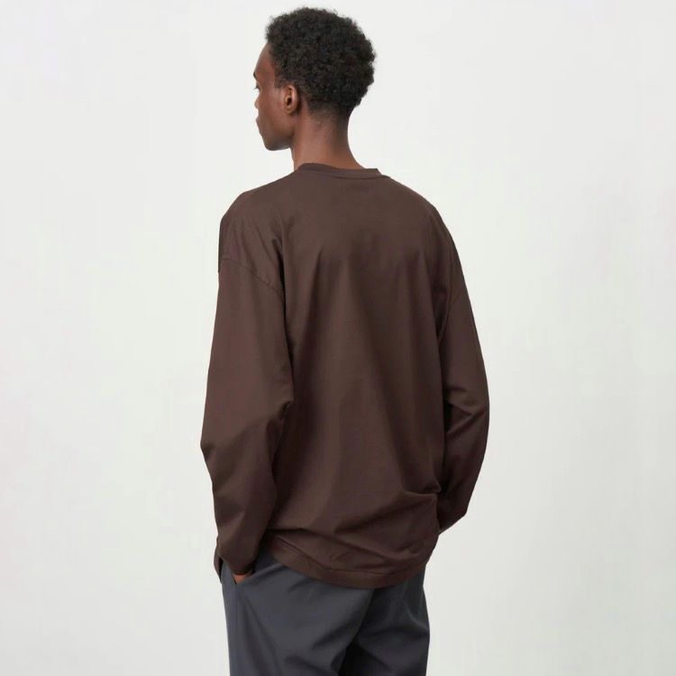 【残りわずか】Suvin60/2 Oversized Long-Sleeve T-shirt