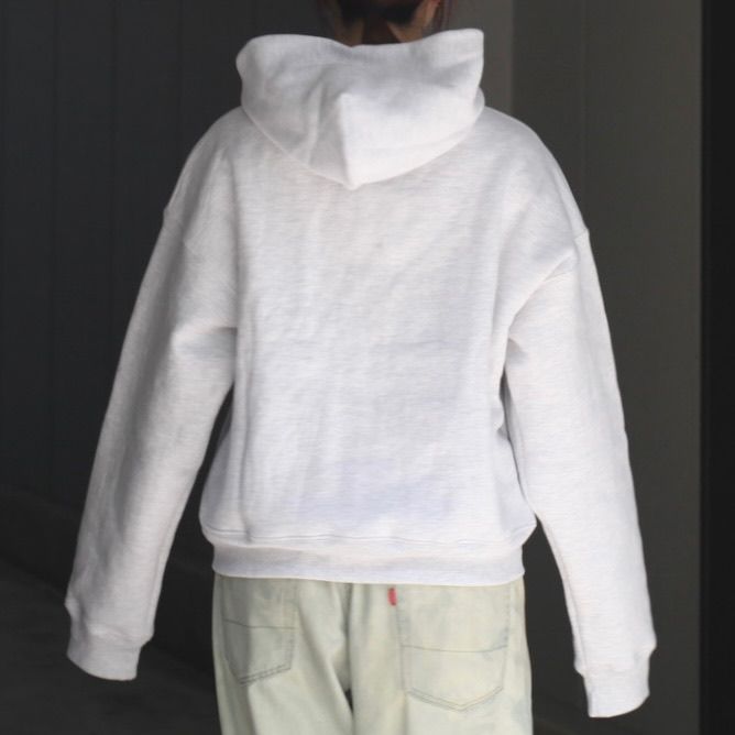 【残り一点】Heather Darted Zip Hoodie