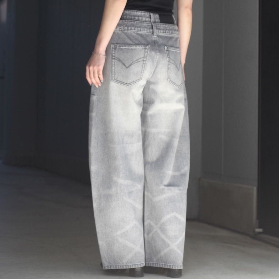【残り一点】Double Waist Denim Trousers