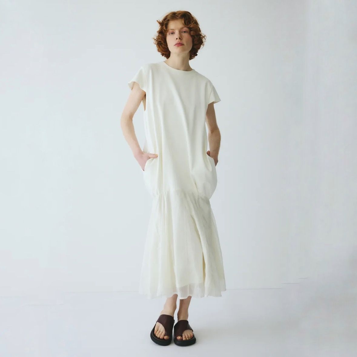 【残り一点】Cap Sleeve Dress