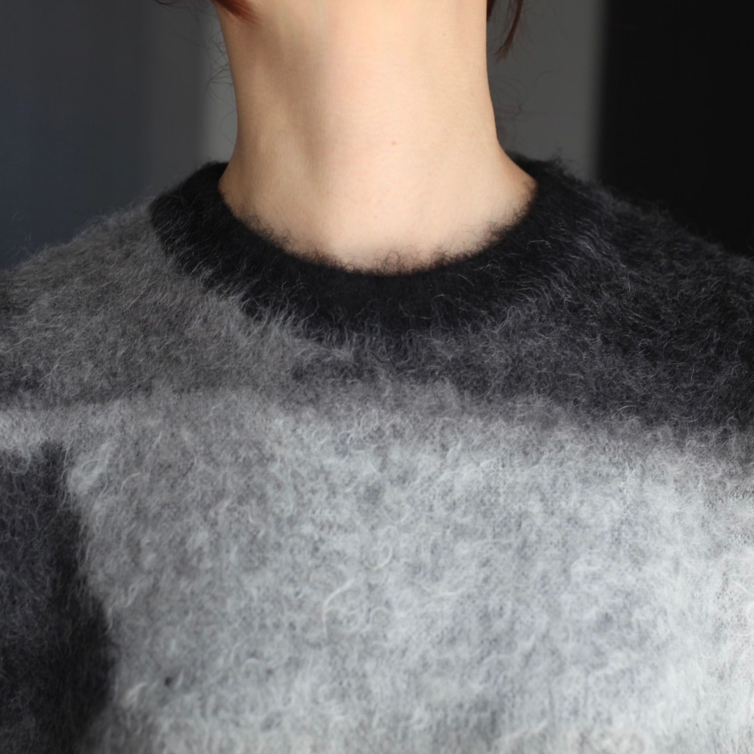 【残り一点】Kid Mohair Jacquard Sweater