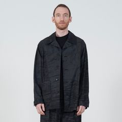 【残り一点】Photo Printed Cotton Gabardine Car Jacket
