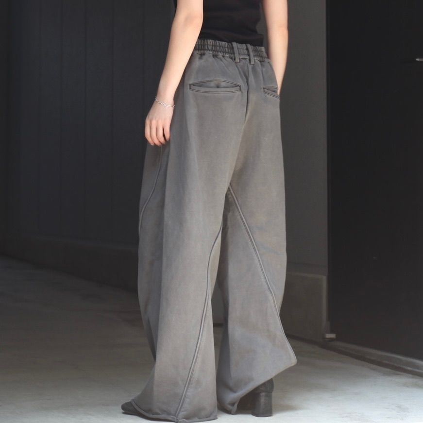 【残り一点】36G Fine Sweat Draping Easy Pants