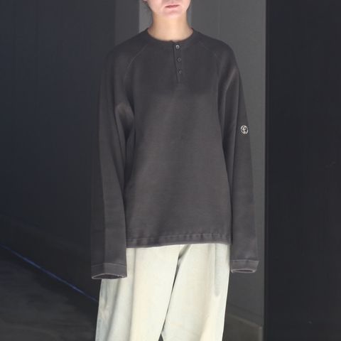 【残り一点】Lazy Thermal Henley Neck