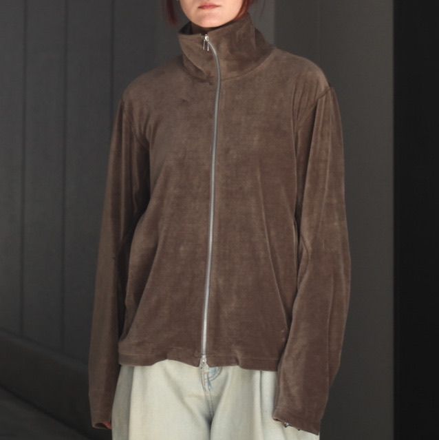 【残り一点】Velour Zip Up Track Top