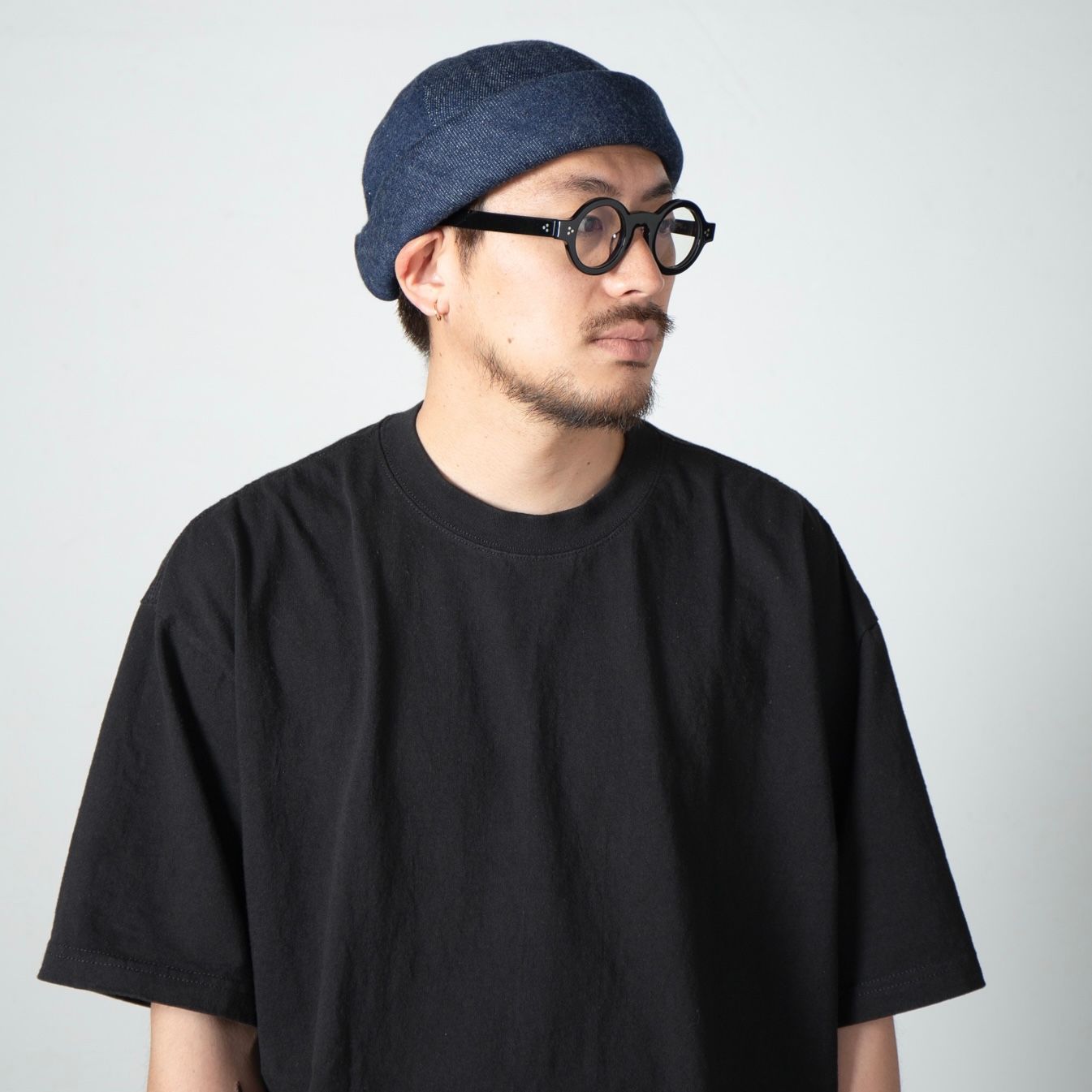 【残り一点】Denim Roll Cap