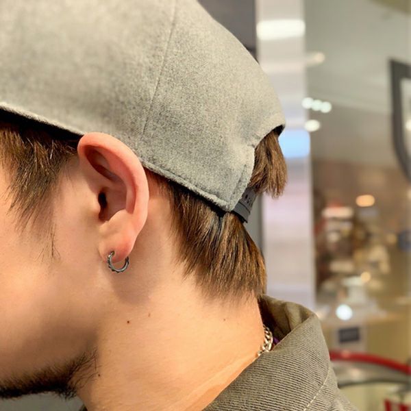 【残り一点】Multiple Studs Pierce(BLACK)
