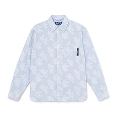【残り一点】Flower Striped Shirt