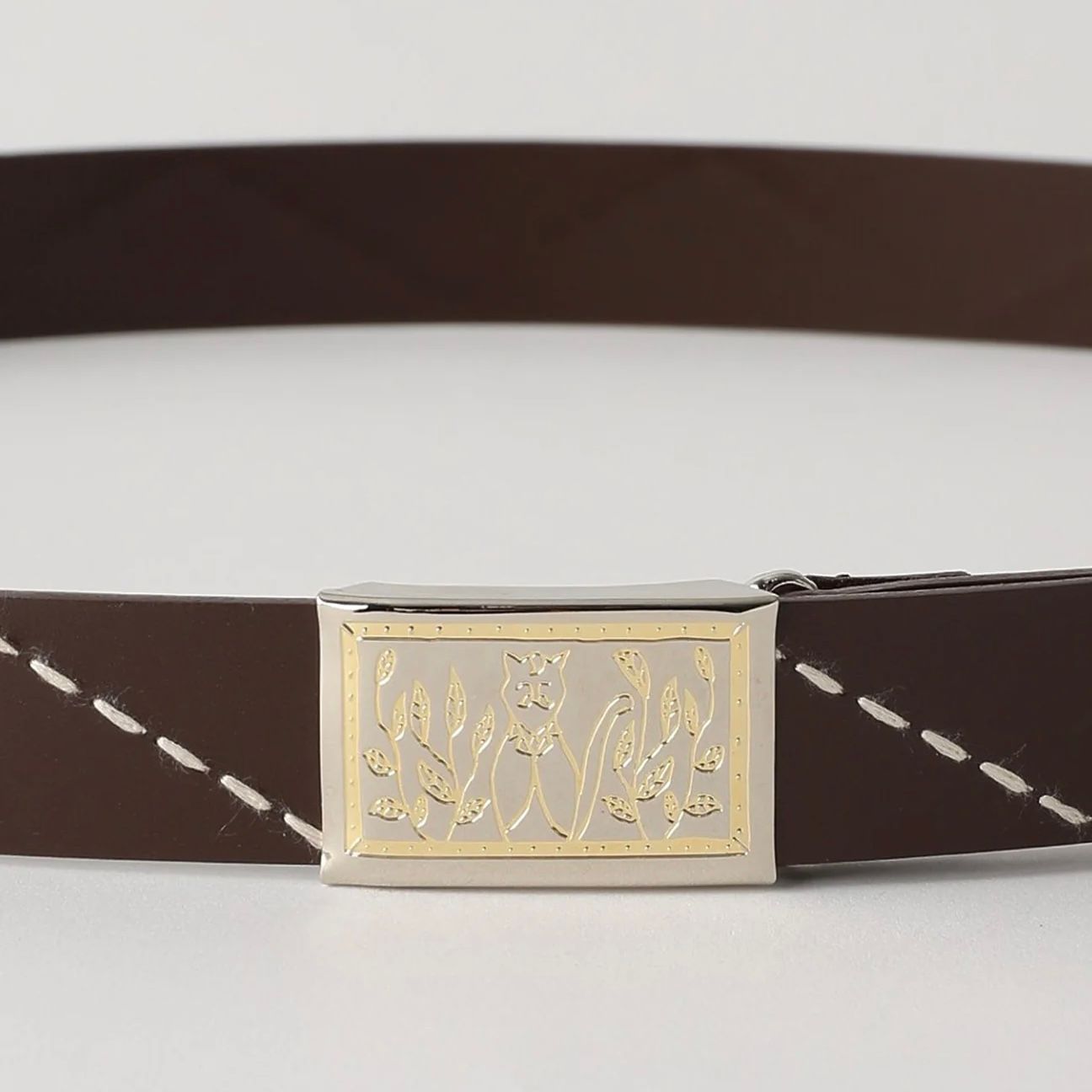 【残りわずか】Picturesque Ojisan Belt With Embroidery