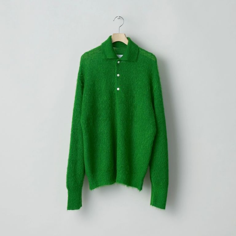 ssstein - 【残り一点】Super Kid Mohair Knit Polo LS | ACRMTSM 