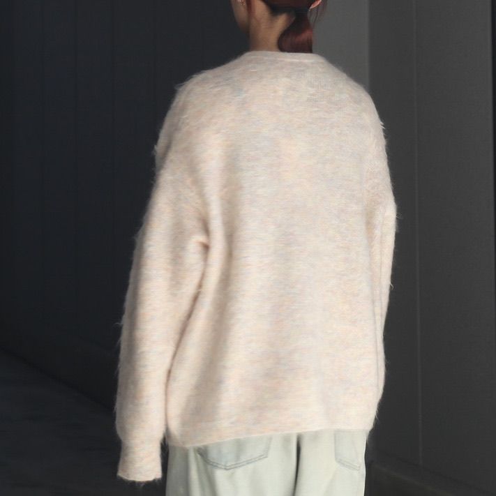 【残りわずか】Kid Mohair Knit Crew Neck LS