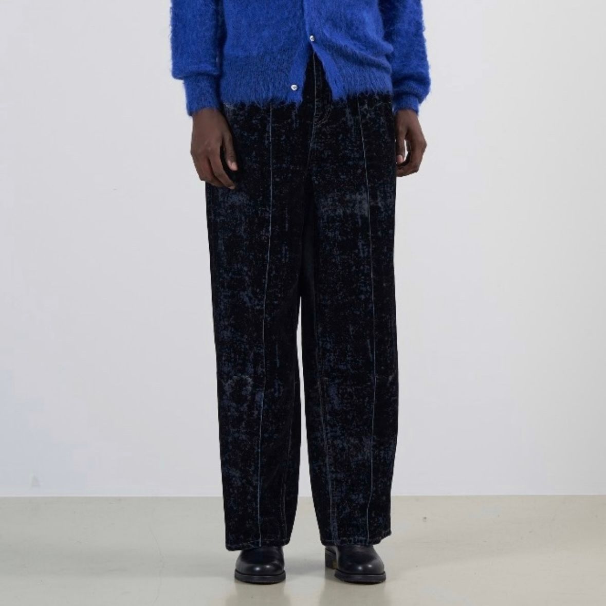 YOKE - 【残り一点】Flocky Printed Denim Wide Leg Buggy Pants | ACRMTSM ONLINE  STORE