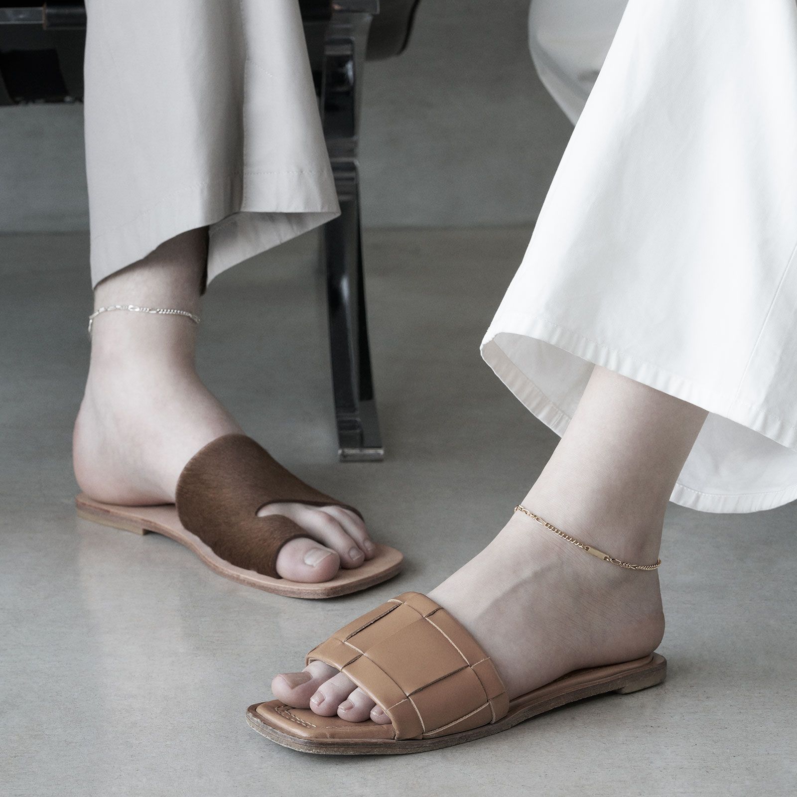 【お取り寄せ注文可能】Mix Chain Anklet(GOLD)