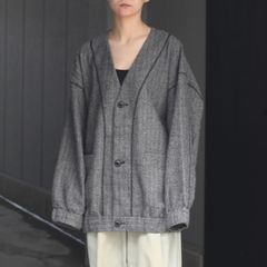 【残り一点】オーバーサイズウールVネックカーディガン