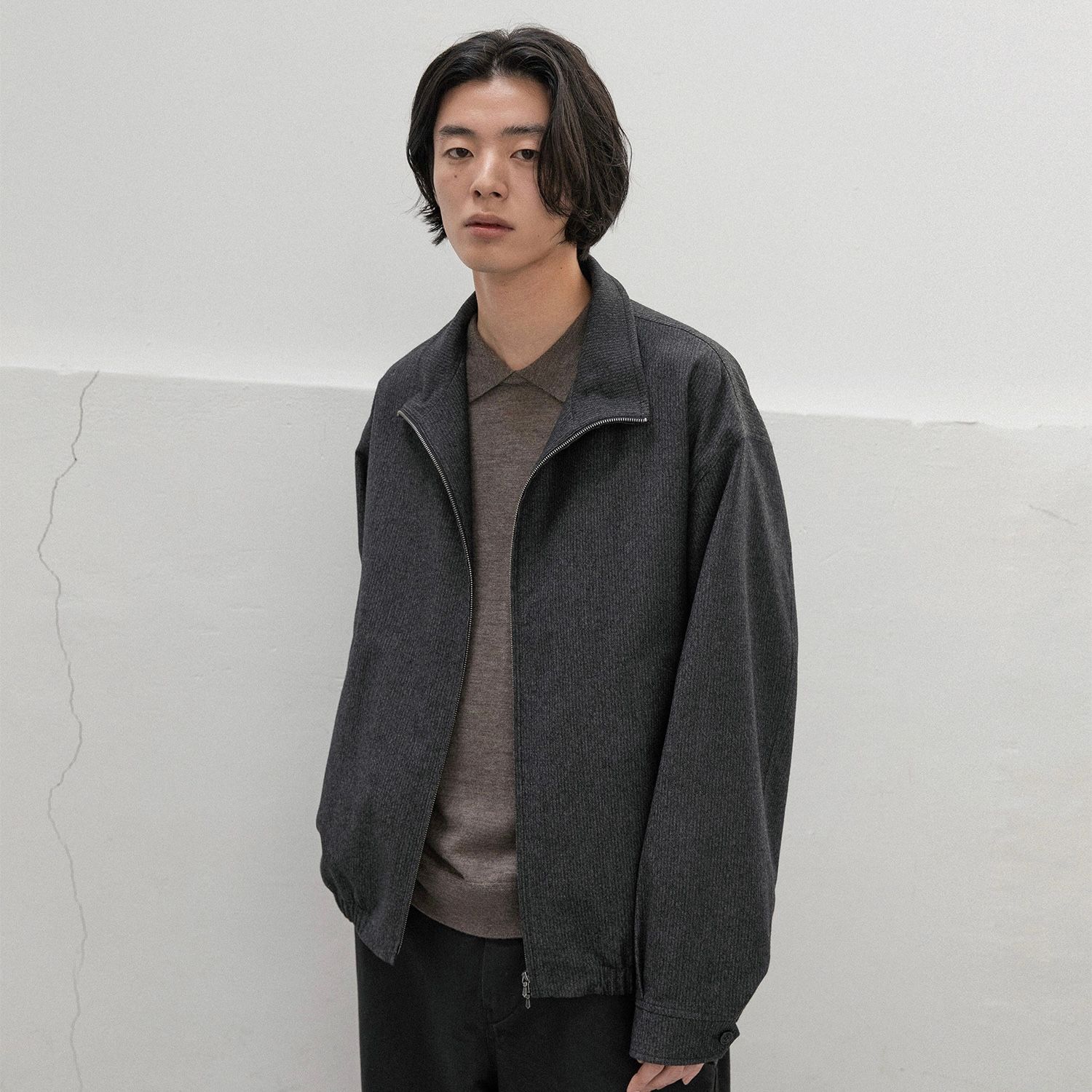 【残り一点】Wool Serge Track Blouson