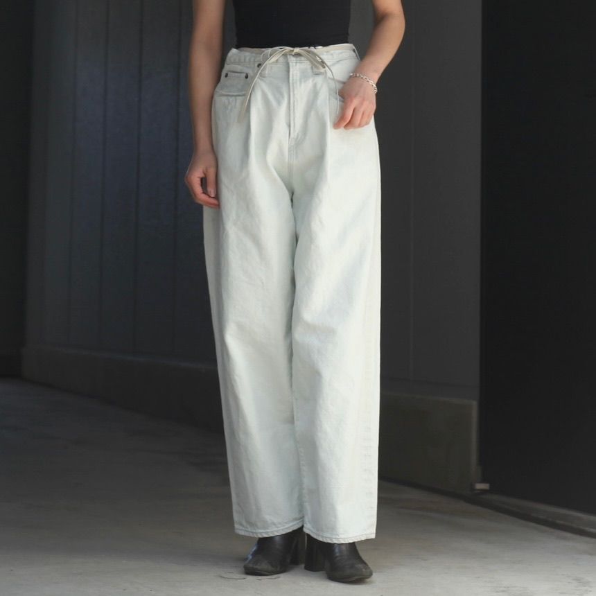 stein - 【残りわずか】Vintage Reproduction Wide Tuck Denim Jeans