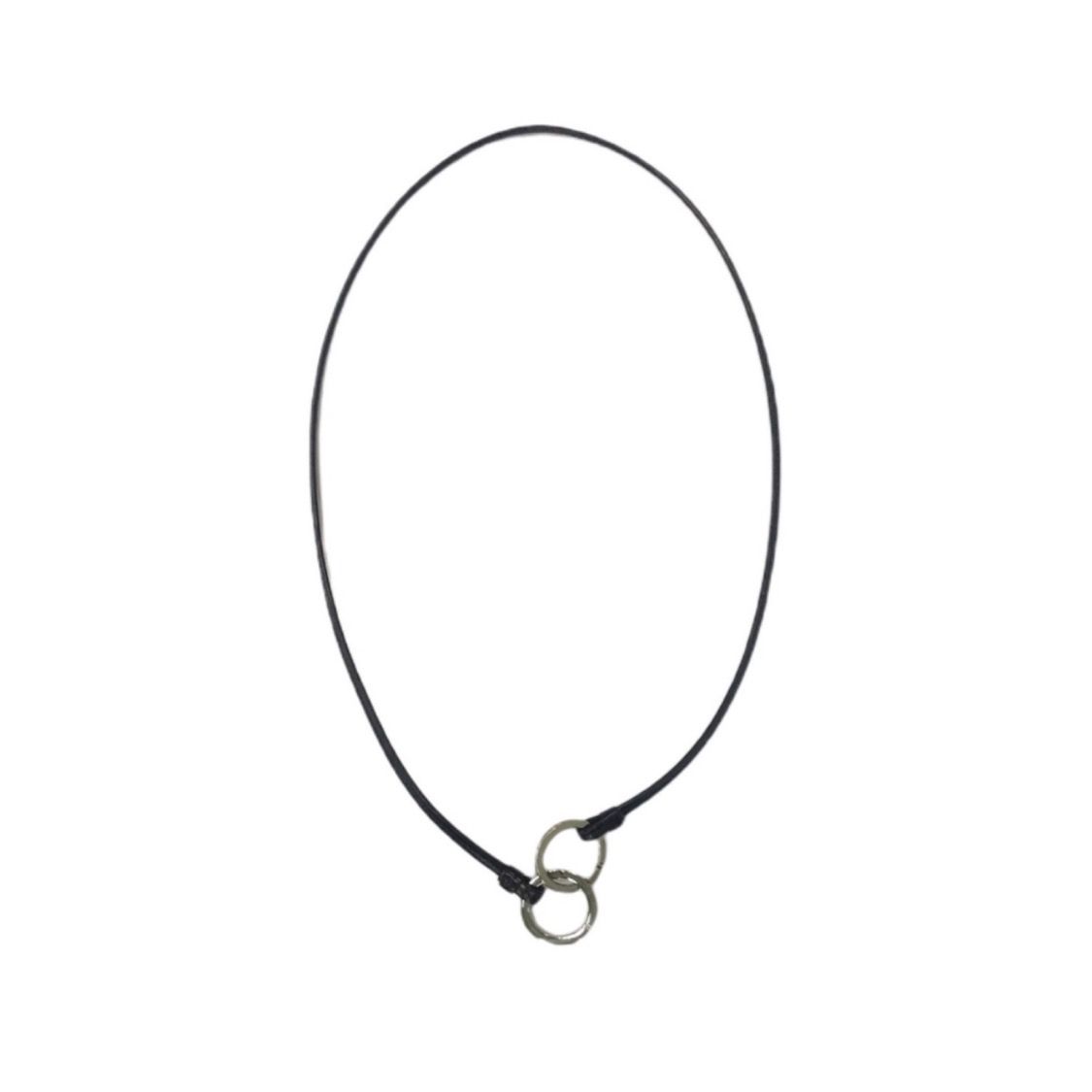 【残りわずか】Key Necklace(BLACK×SILVER)