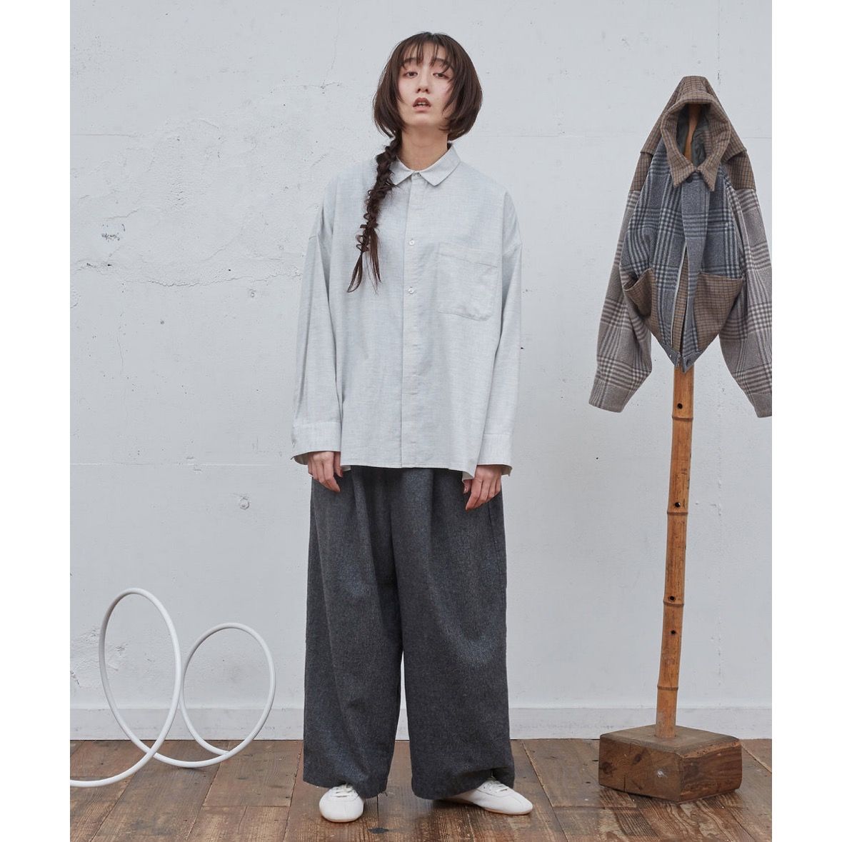 【残り一点】コットンビエラワイドBOXシャツ
