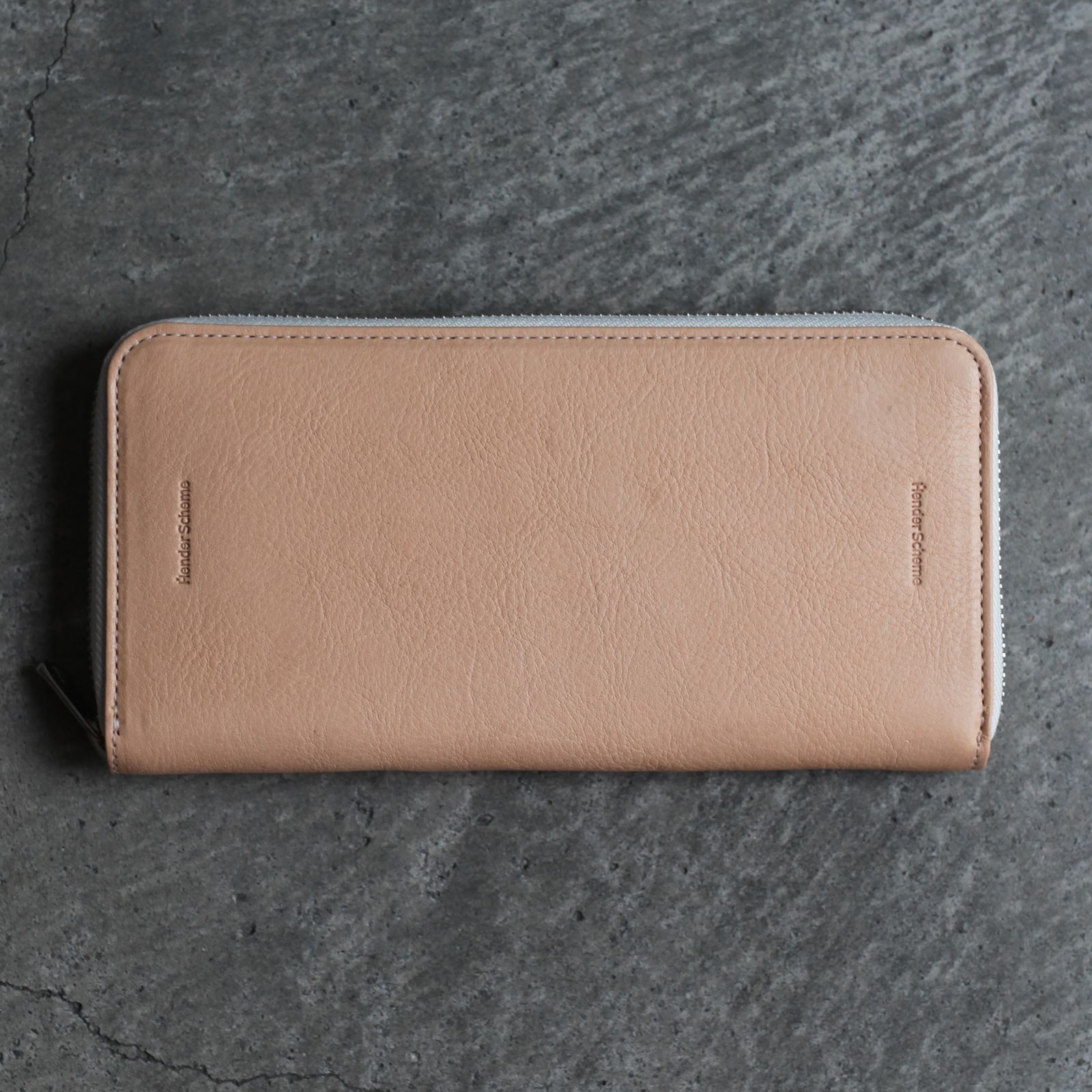 【再販売通知受付可能】Long Zip Purse(NATURAL)