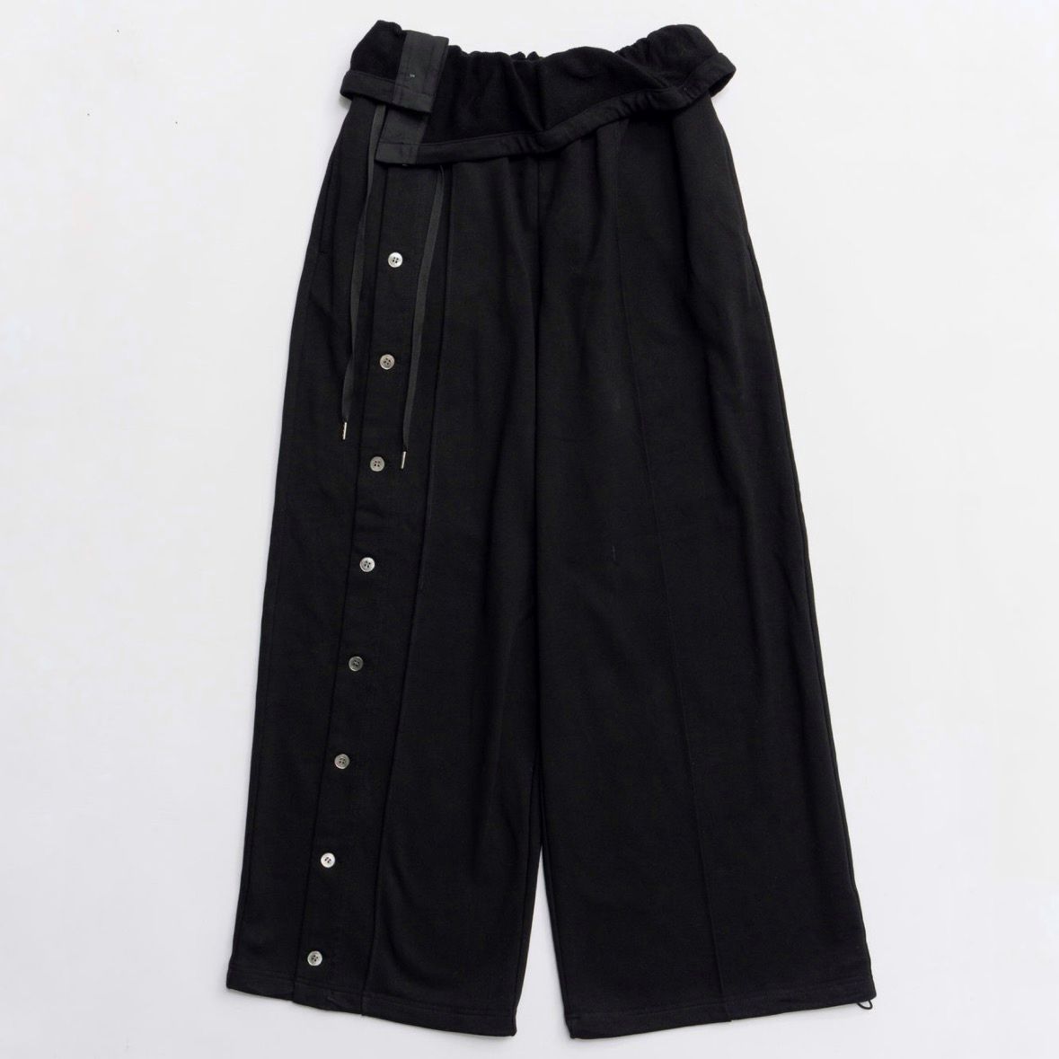 【残り一点】Button Slit Turn-Back Sweat Pants