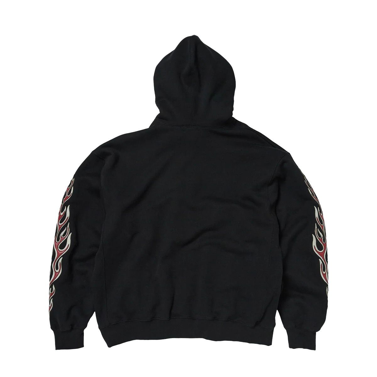 【残り一点】Leather Flame Hoodie