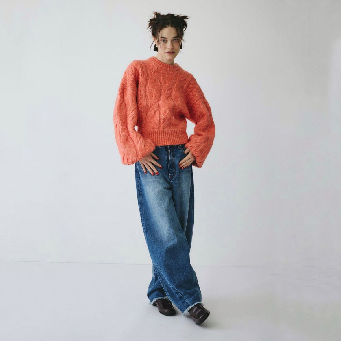 【残り一点】Mix Knit Tops