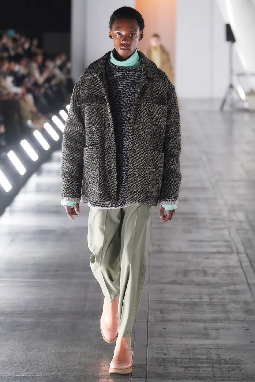 23AW YOKE WOOL NEP TWEED COVERALL JACKET 【公式通販】