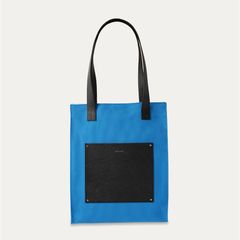 【残り一点】Leather Pocket Canvas Mini Tote