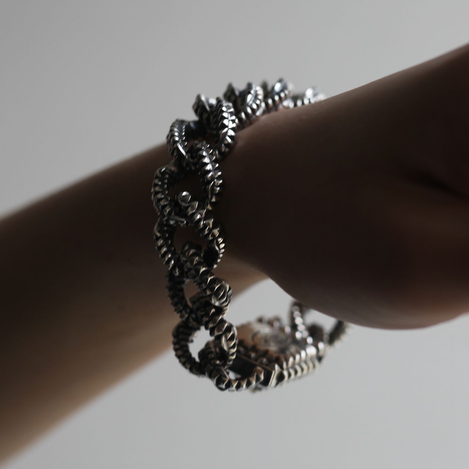 【お取り寄せ注文可能】Cuban Chain Bracelet(SILVER×GOLD)