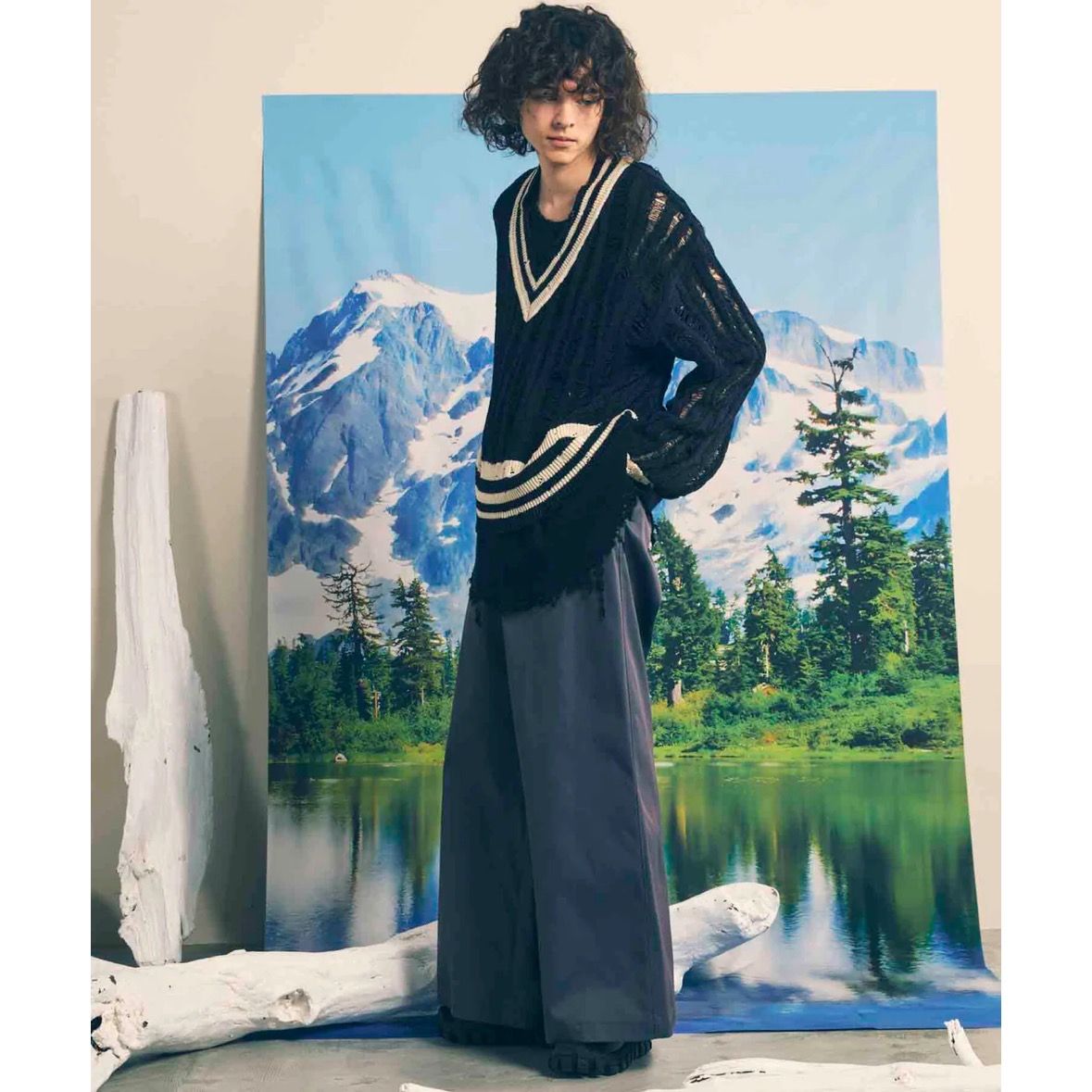 【残り一点】120/2/2 Suvin Cotton No Tuck Buggy Pants