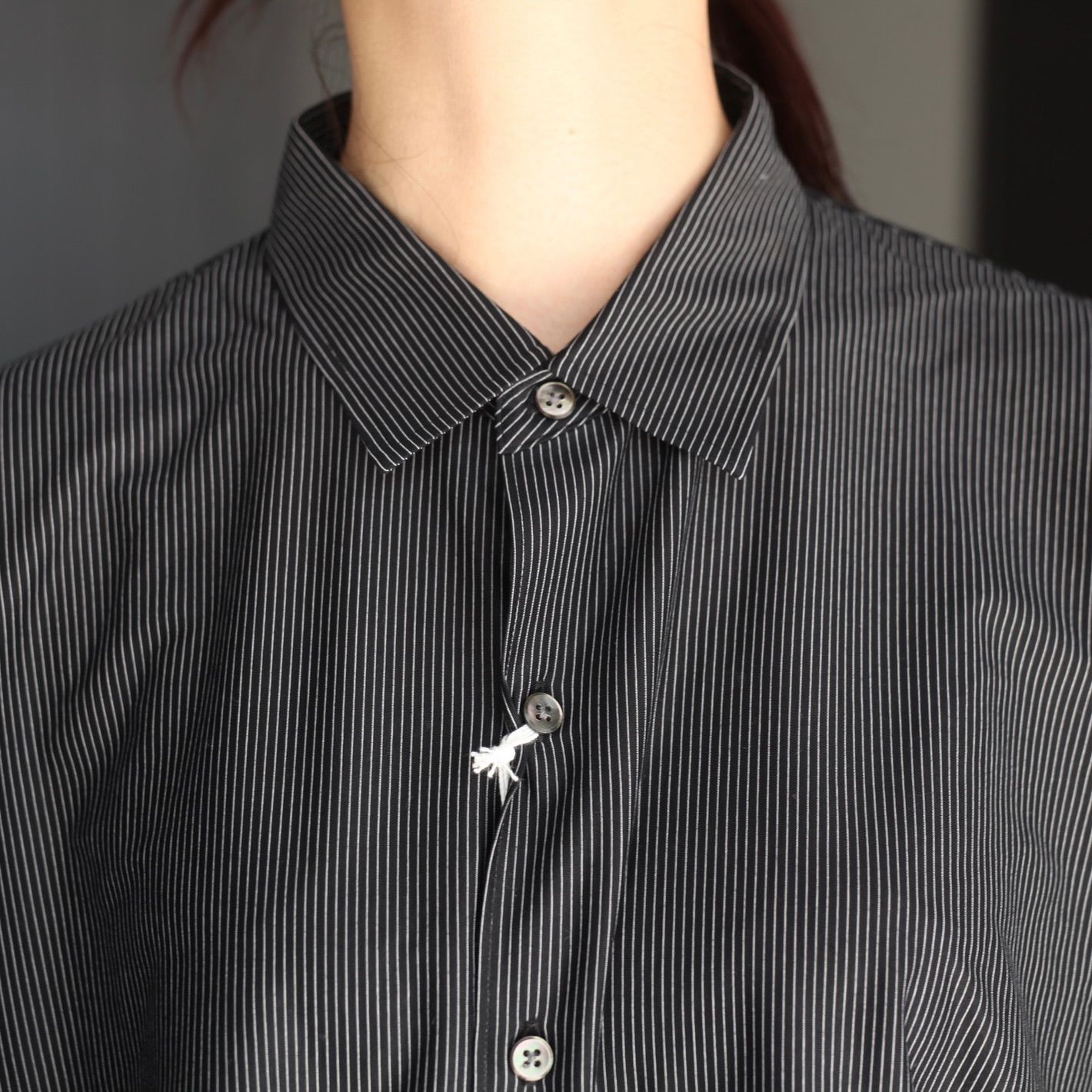 【残りわずか】46G Atmosphere Stripe Shirt