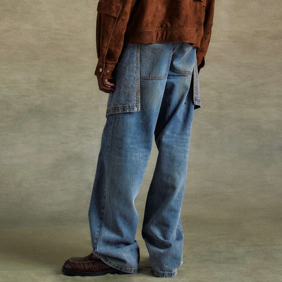 【残り一点】Embroidery Wrap Jeans