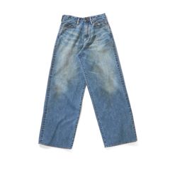 【残り一点】Faded Modern Denim Pants Wide Cut