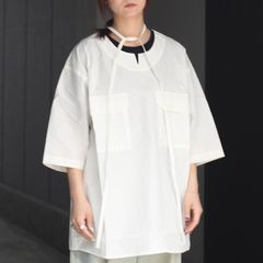 【残り一点】タイプライターダブルポケットプルオーバー