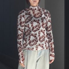 【残り一点】Graphic Mesh Top A