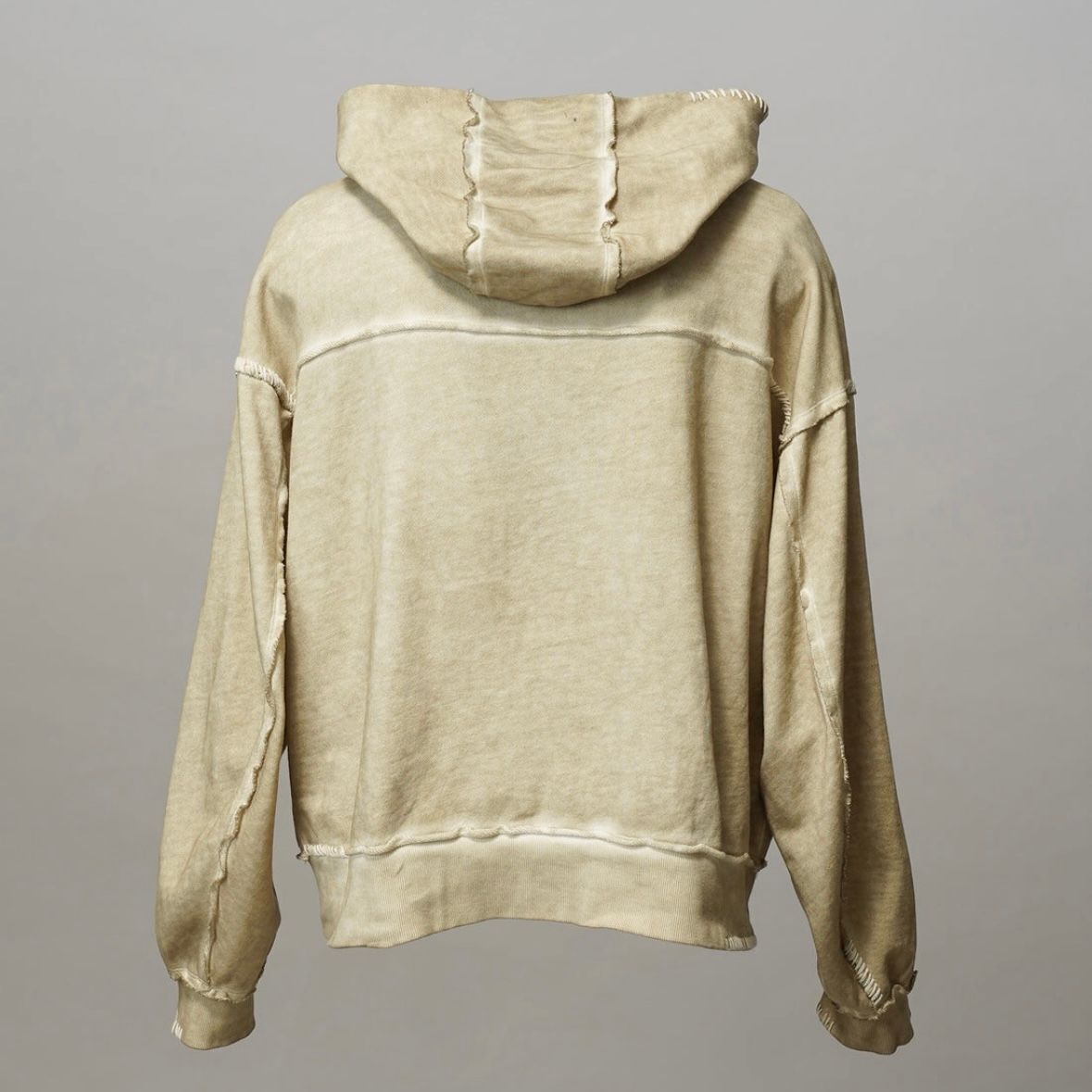 【残り一点】Over-Dye Embroidery Prime-Over Sweat Zip Hoodie