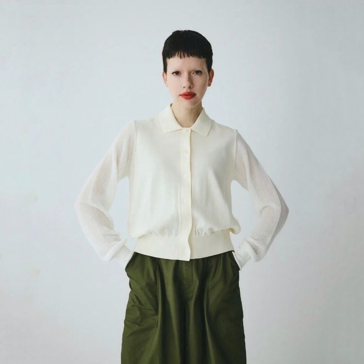 【残り一点】Sheer Sleeve Cardigan