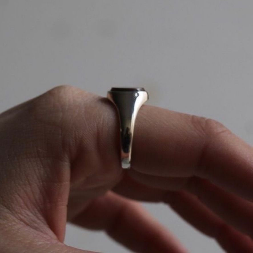 【残り一点】Signet Oval Ring M(TIGER EYE)