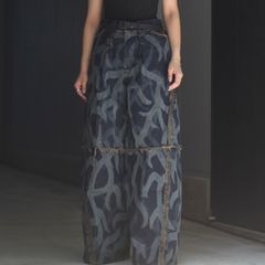 【残り一点】Slash Seam Twist Buggy Jeans(SHADOW ASAT)