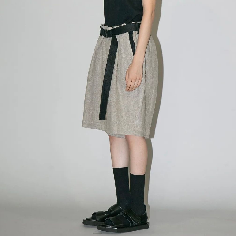 【残り一点】セミウェットリネンショートパンツ