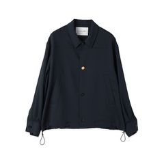 【残り一点】Dry Stretch Cloth Drawstring Shirt Jacket