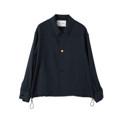【残り一点】Dry Stretch Cloth Drawstring Shirt Jacket