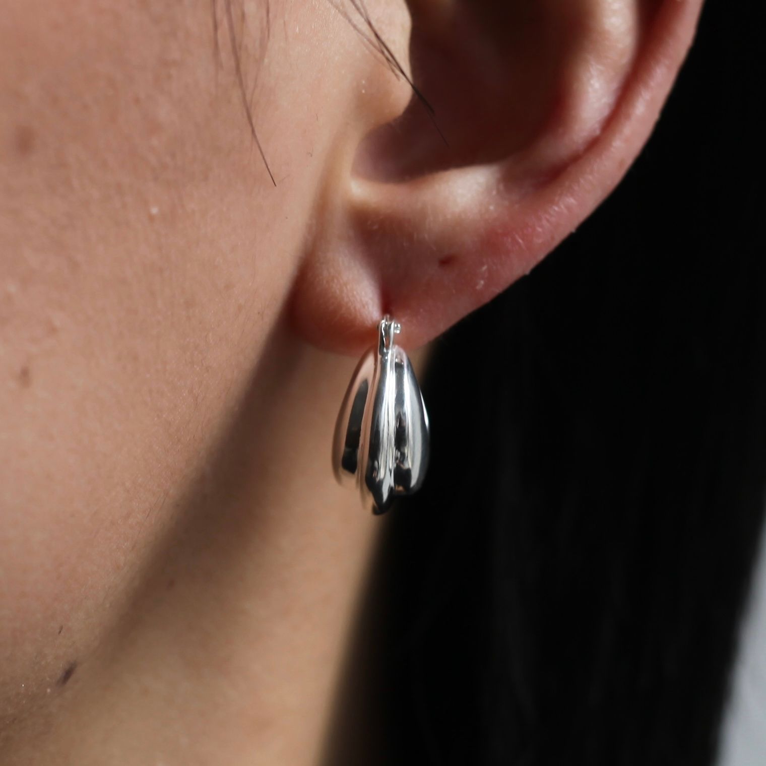 ASAMI FUJIKAWA - 【残り一点】Pebble Earrings(SILVER) | ACRMTSM ONLINE STORE