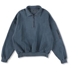 【残り一点】Pigment Dyed Zip Sweatshirt